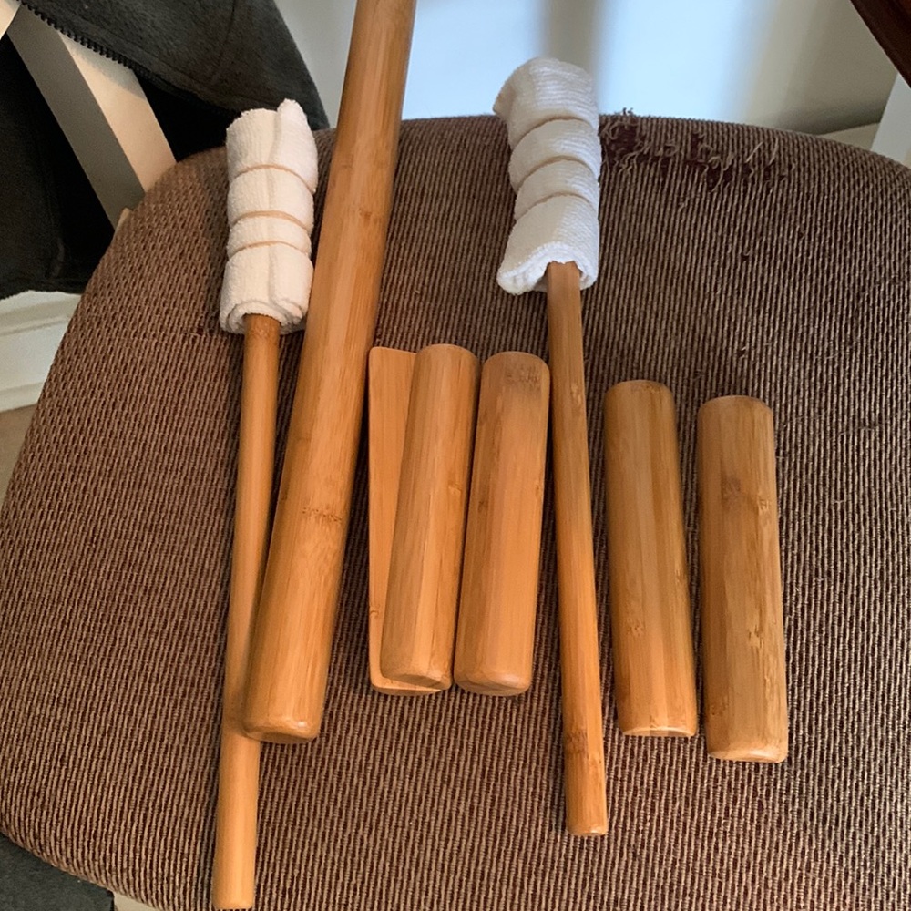 Bamboo massage sticks. Never used